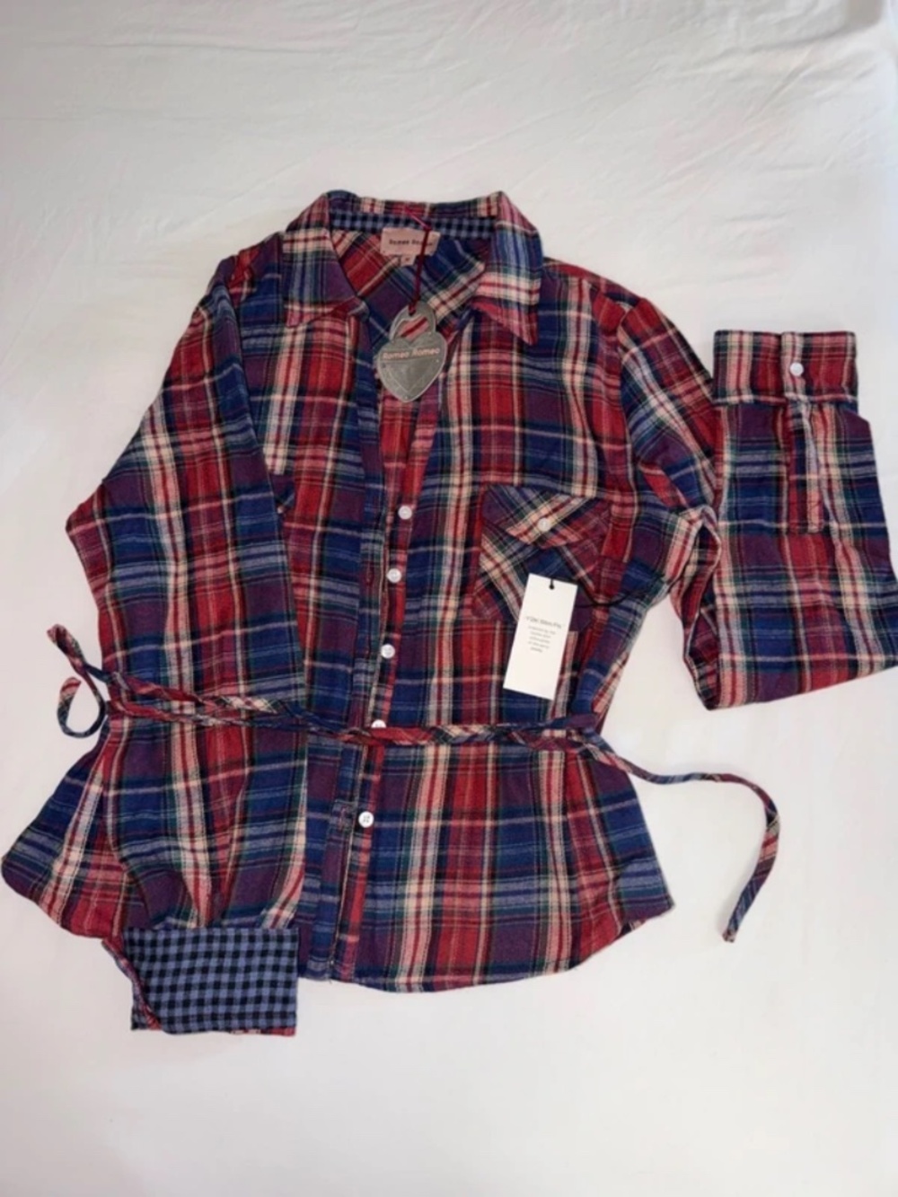 Y2K Style Plaid Top